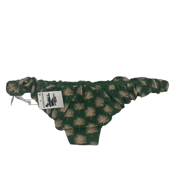CAROLINE CONSTAS NWT Dorit green printed bikini bottoms XL - Picture 3 of 5